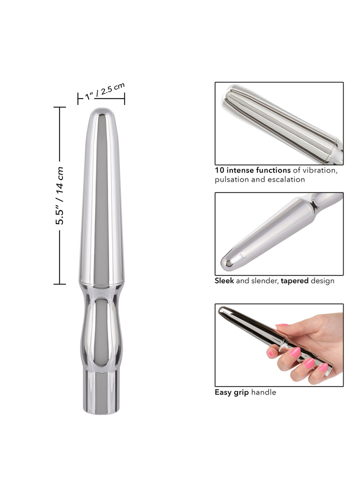 CalExotics Rechargeable Anal Probe SILVER - 7