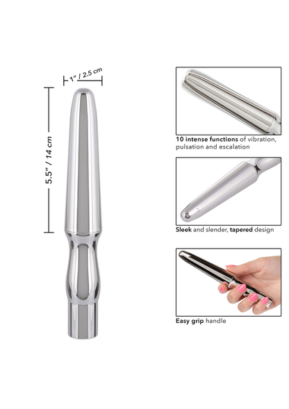 CalExotics Rechargeable Anal Probe SILVER - 7