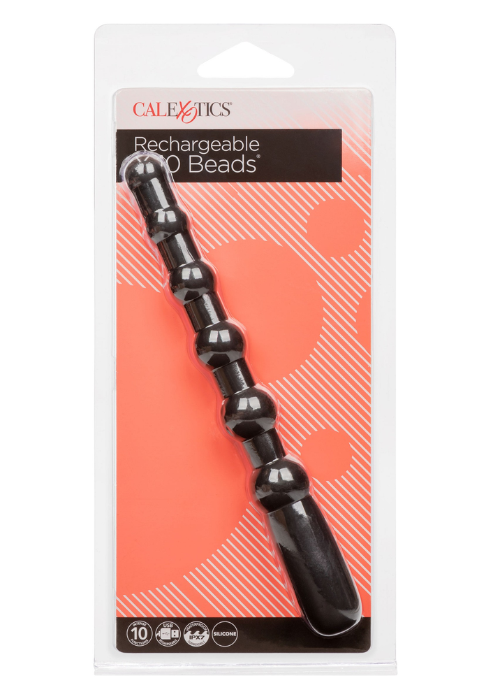 CalExotics Rechargeable X-10 Beads BLACK - 1