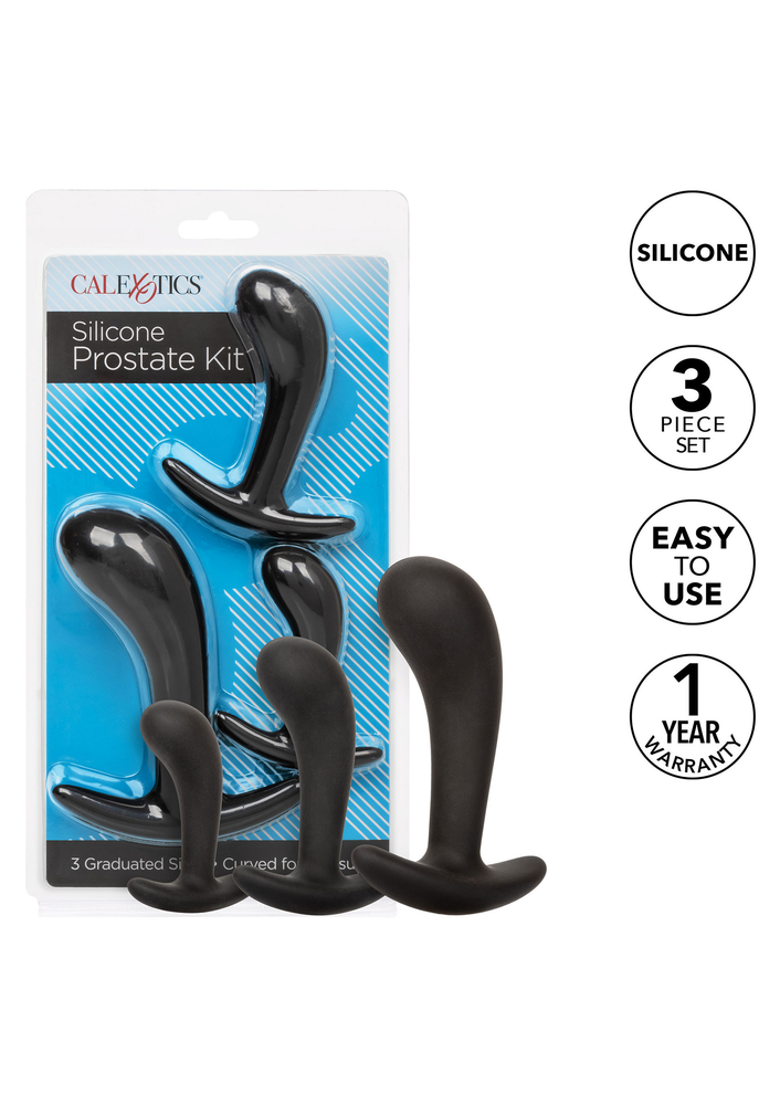 CalExotics Anal Silicone Prostate Kit BLACK - 5