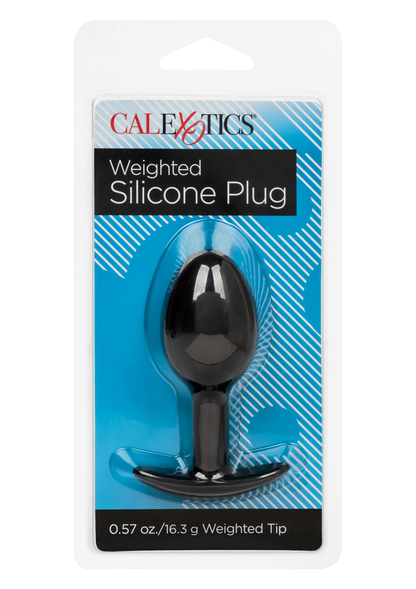 CalExotics Anal Weighted Silicone Plug BLACK - 7