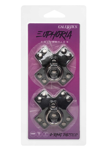 CalExotics Euphoria Collection O-Ring Pasties BLACK - 2