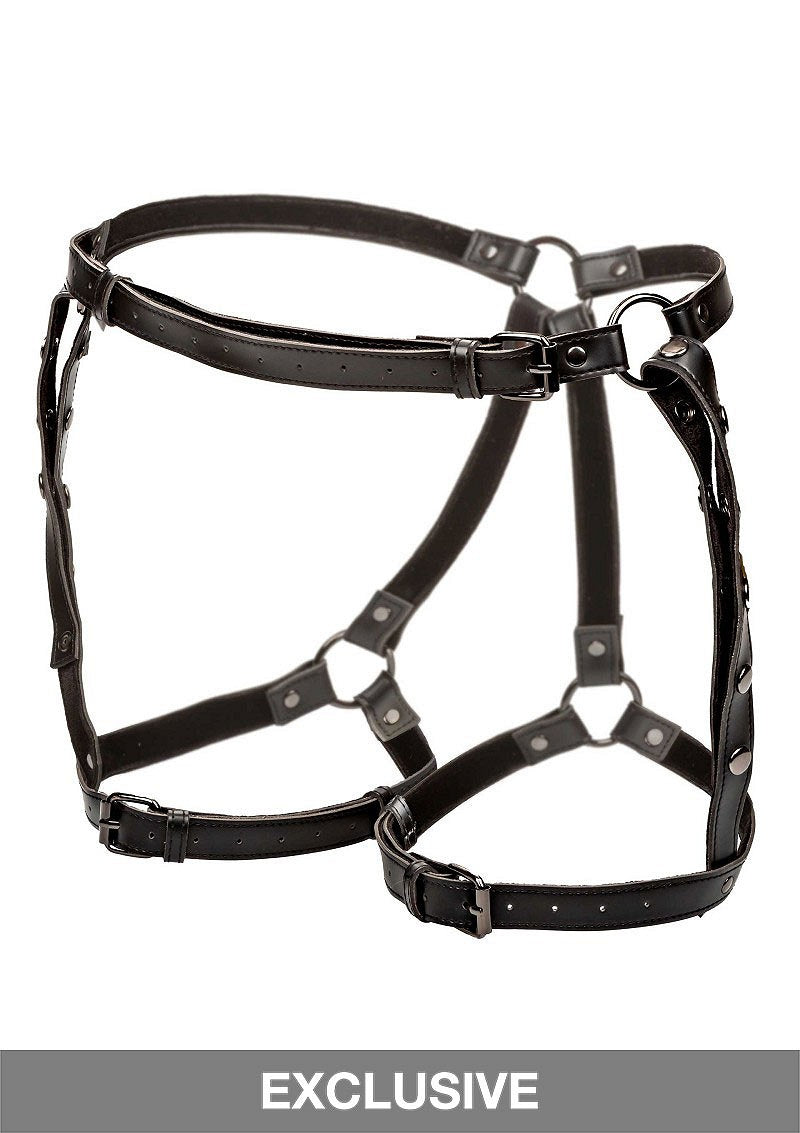 CalExotics Euphoria Collection Riding Thigh Harness BLACK - 1