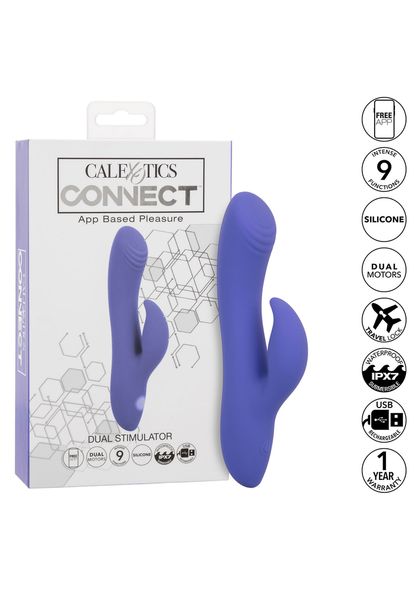 CalExotics Connect Dual Stimulator PURPLE - 883