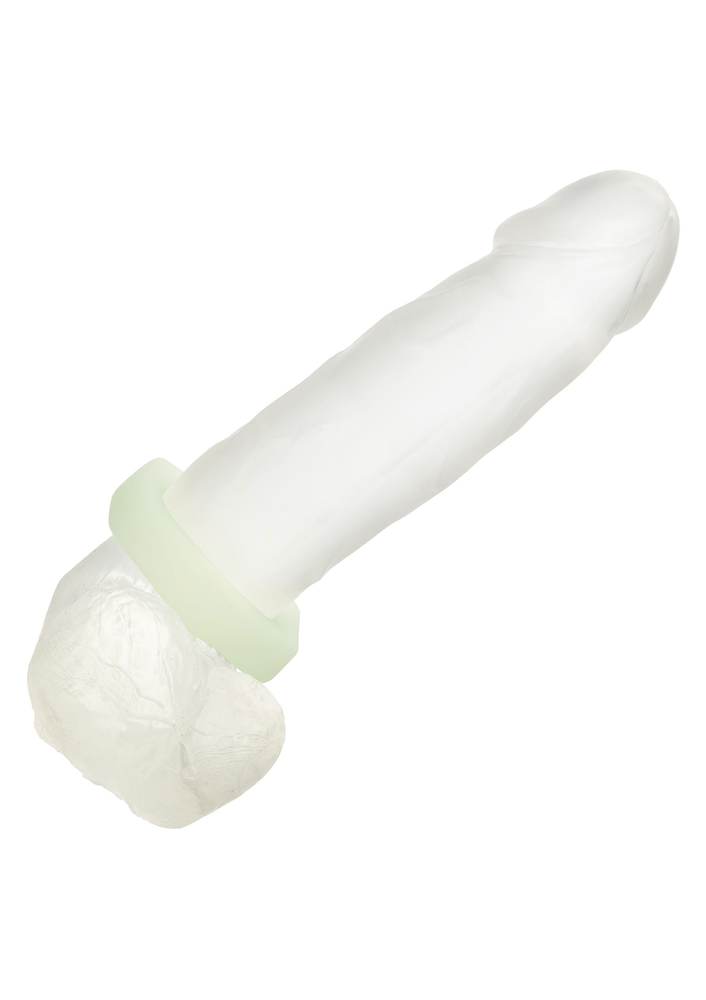 CalExotics Alpha Glow-In-The-Dark Liquid Silicone Prolong Sexagon Ring GLOW - 1