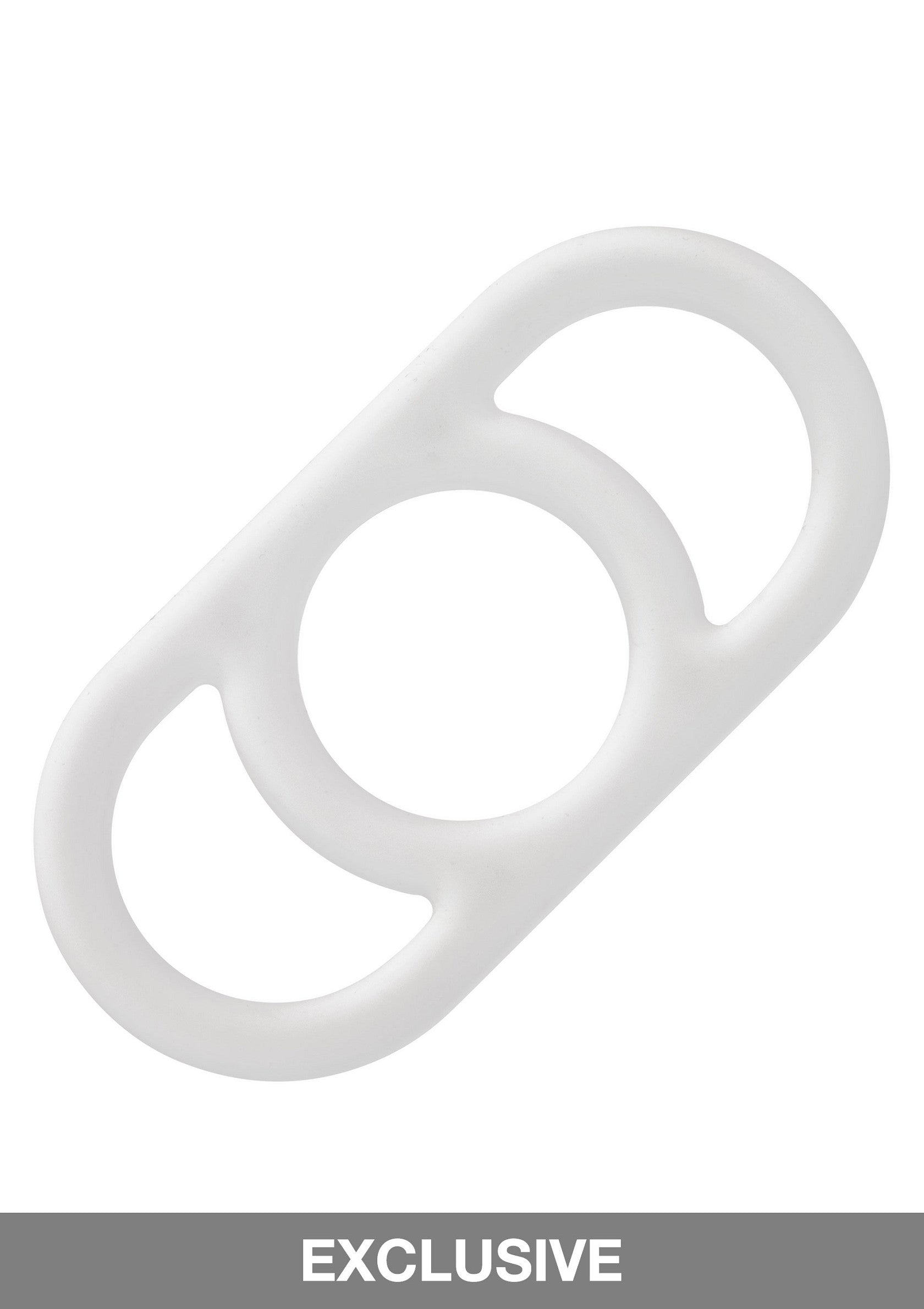 CalExotics Alpha Liquid Silicone Commander Ring WHITE - 6