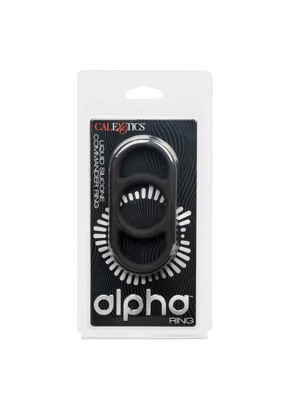 CalExotics Alpha Liquid Silicone Commander Ring BLACK - 3