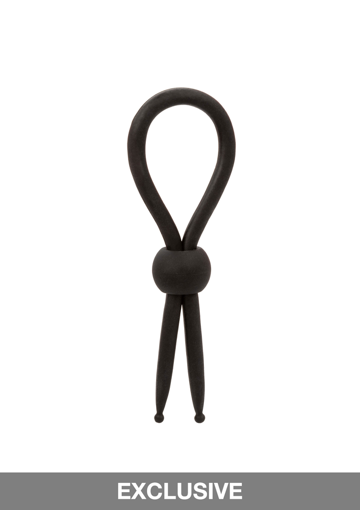 CalExotics Alpha Liquid Silicone Lasso BLACK - 1