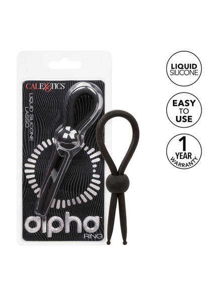 CalExotics Alpha Liquid Silicone Lasso BLACK - 6