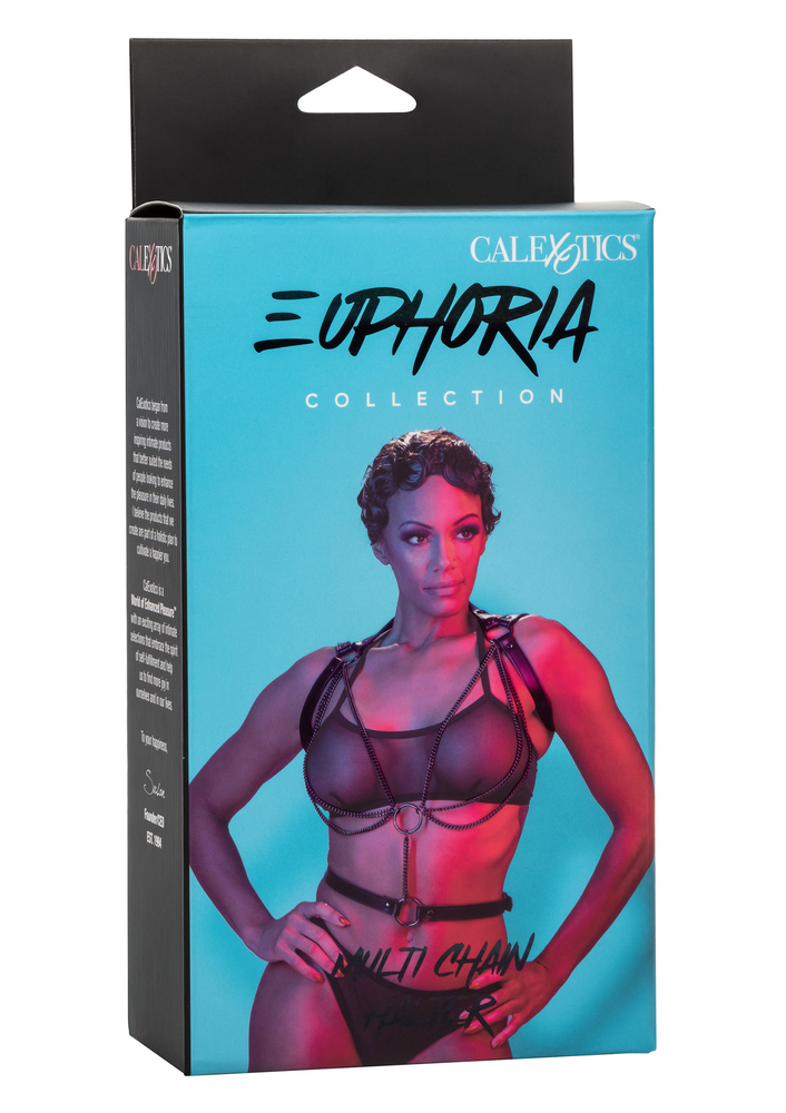 CalExotics Euphoria Collection Multi Chain Halter BLACK - 1