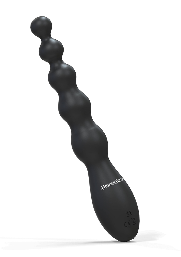 Hidden Desire Extreme Beaded Anal Power Vibrator BLACK - 5