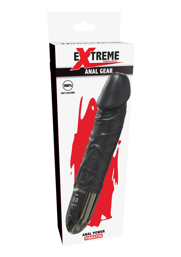 Hidden Desire Extreme Anal Power Vibrator BLACK - 3