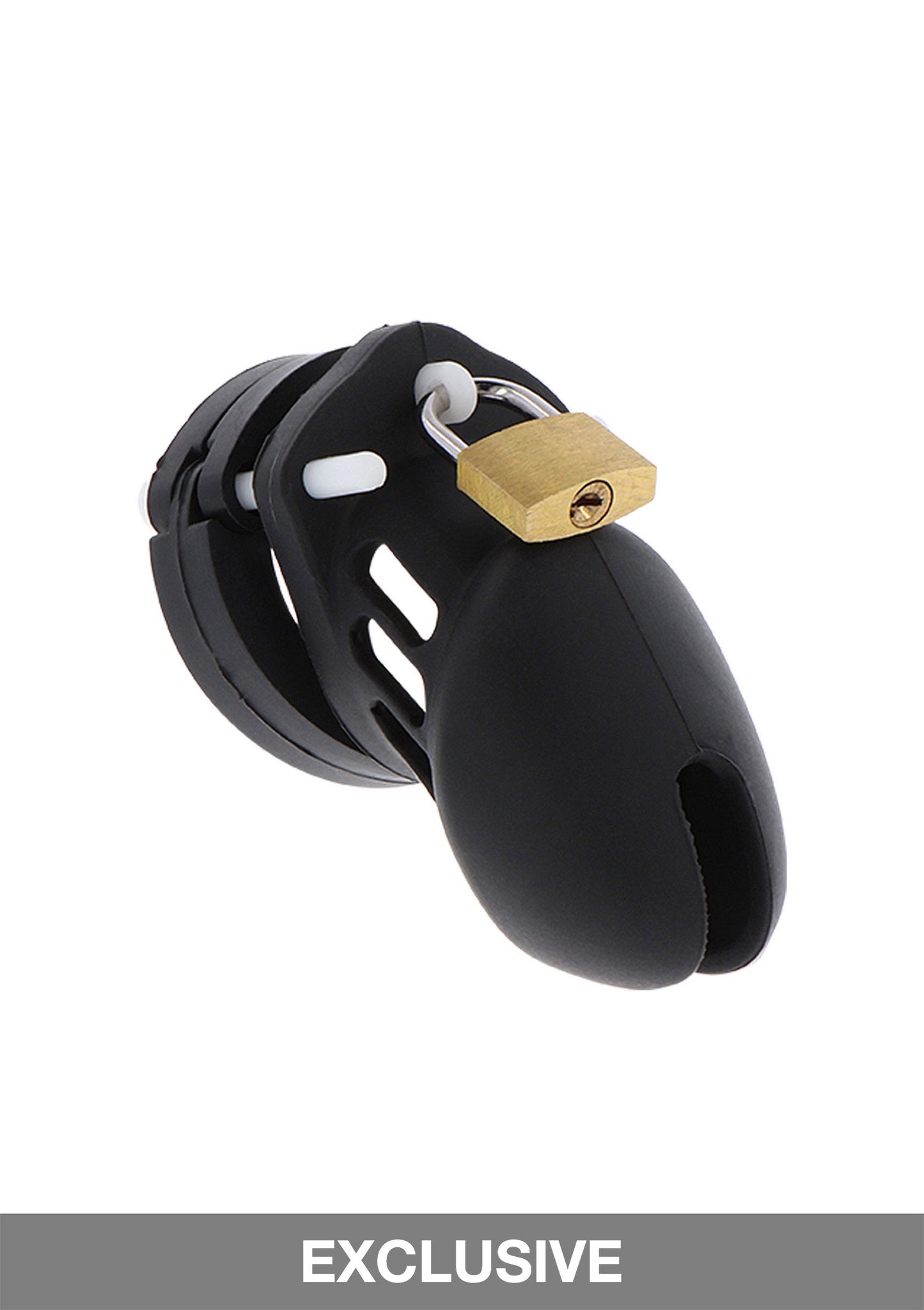 Hidden Desire Extreme Chastity Cock Cage Silicone S BLACK - 3