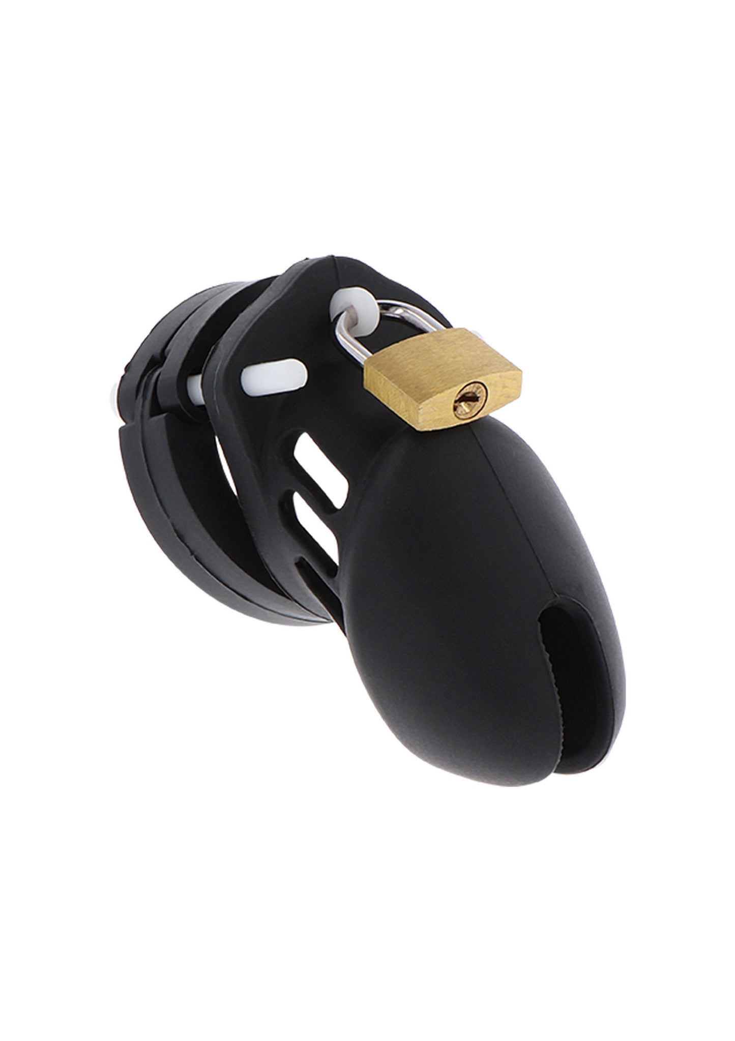 Hidden Desire Extreme Chastity Cock Cage Silicone S BLACK - 4