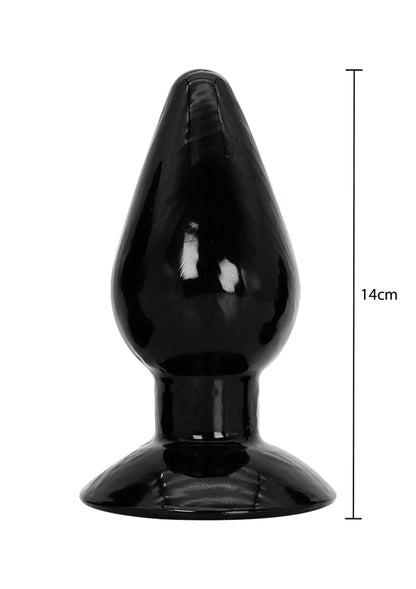 Hidden Desire Extreme Buttplug Large 14cm BLACK - 1