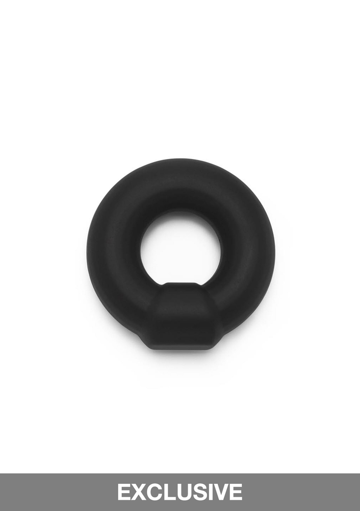 Hidden Desire Bangers C-Rings Soft Silicone Stud C-Ring BLACK - 3