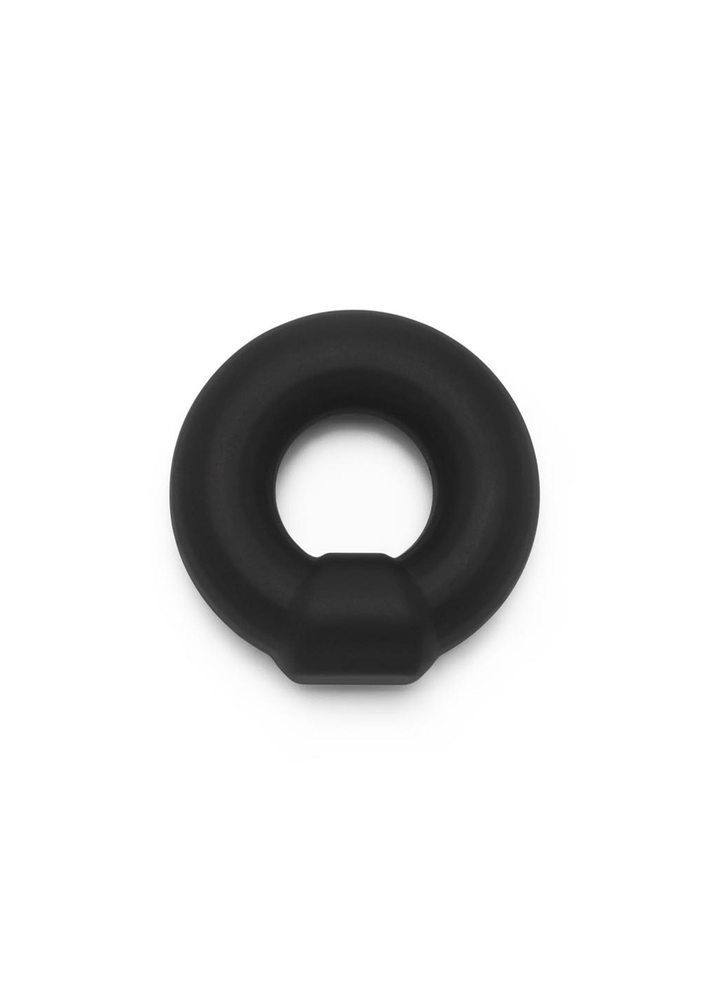 Hidden Desire Bangers C-Rings Soft Silicone Stud C-Ring BLACK - 0