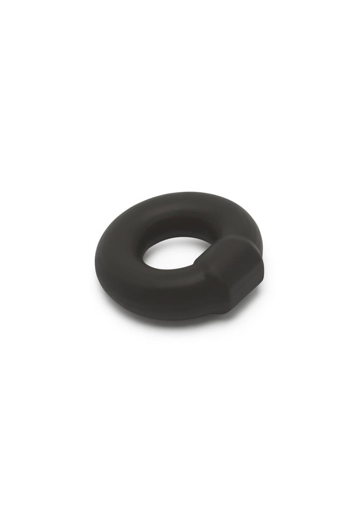 Hidden Desire Bangers C-Rings Soft Silicone Stud C-Ring BLACK - 1