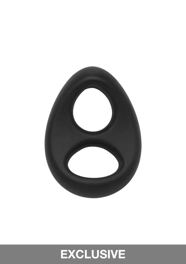 Hidden Desire Bangers C-Rings Soft Silicone Stallion C-Ring BLACK - 3