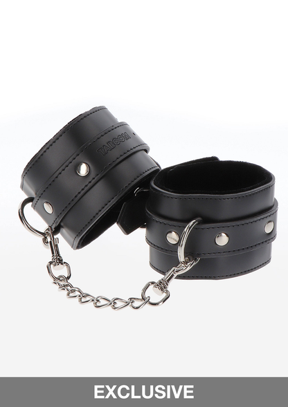 Taboom Bondage Essentials Wrist Cuffs BLACK - 7