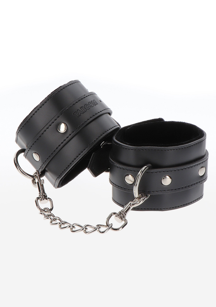 Taboom Bondage Essentials Wrist Cuffs BLACK - 3