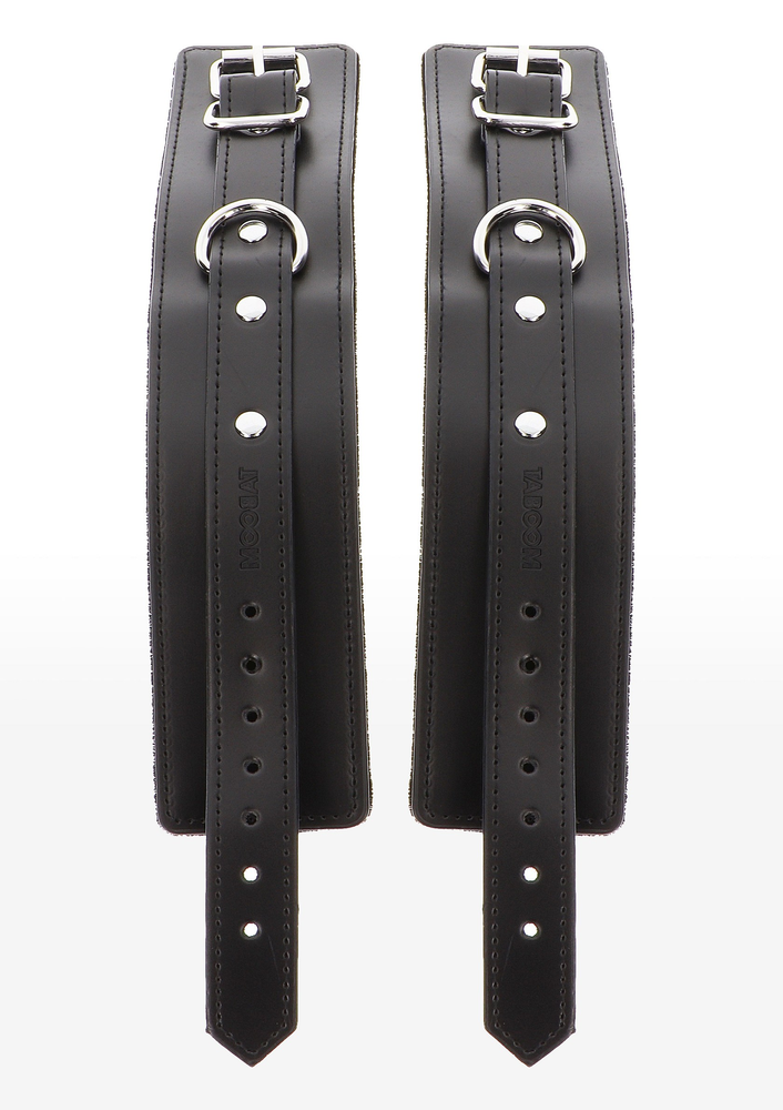 Taboom Bondage Essentials Wrist Cuffs BLACK - 0