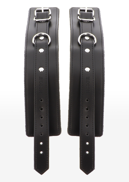 Taboom Bondage Essentials Wrist Cuffs BLACK - 0