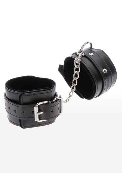 Taboom Bondage Essentials Ankle Cuffs BLACK - 1