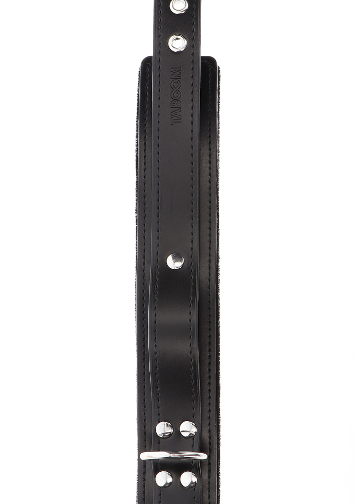 Taboom Bondage Essentials Heavy D-Ring Collar BLACK - 5