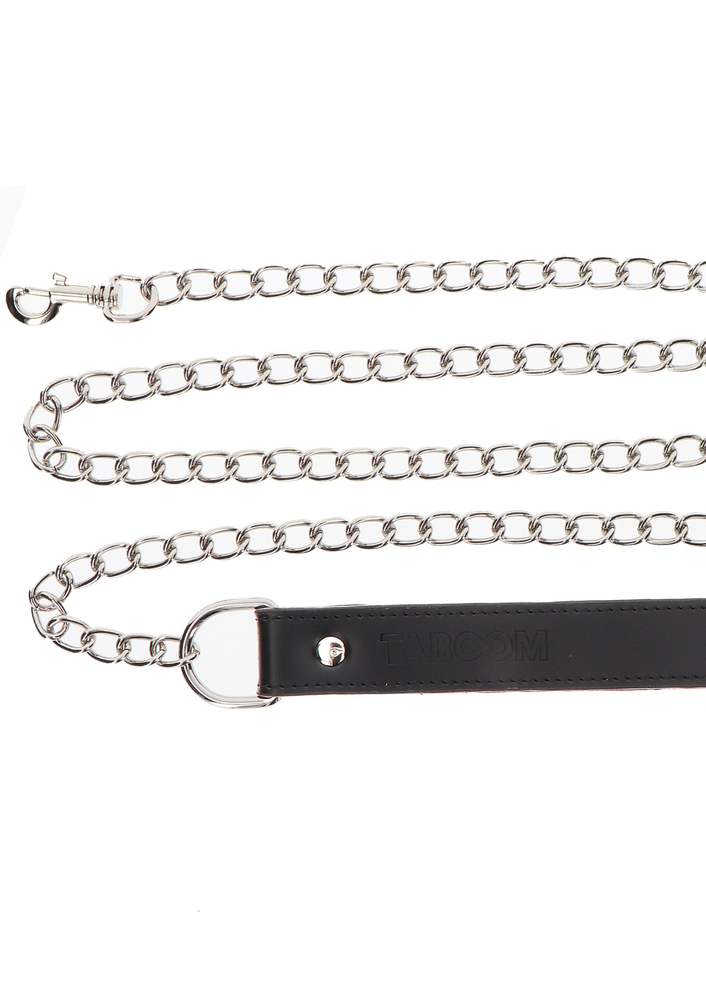 Taboom Bondage Essentials Chain Leash BLACK - 5