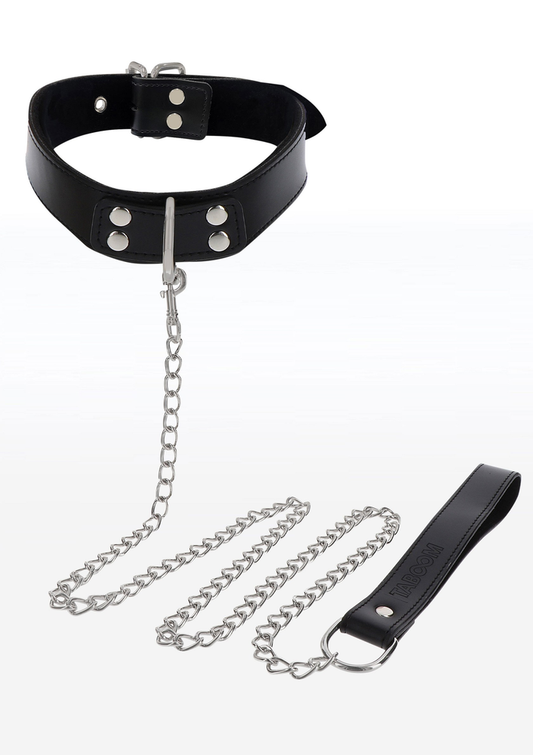 Taboom Bondage Essentials Elegant Collar and Chain Leash