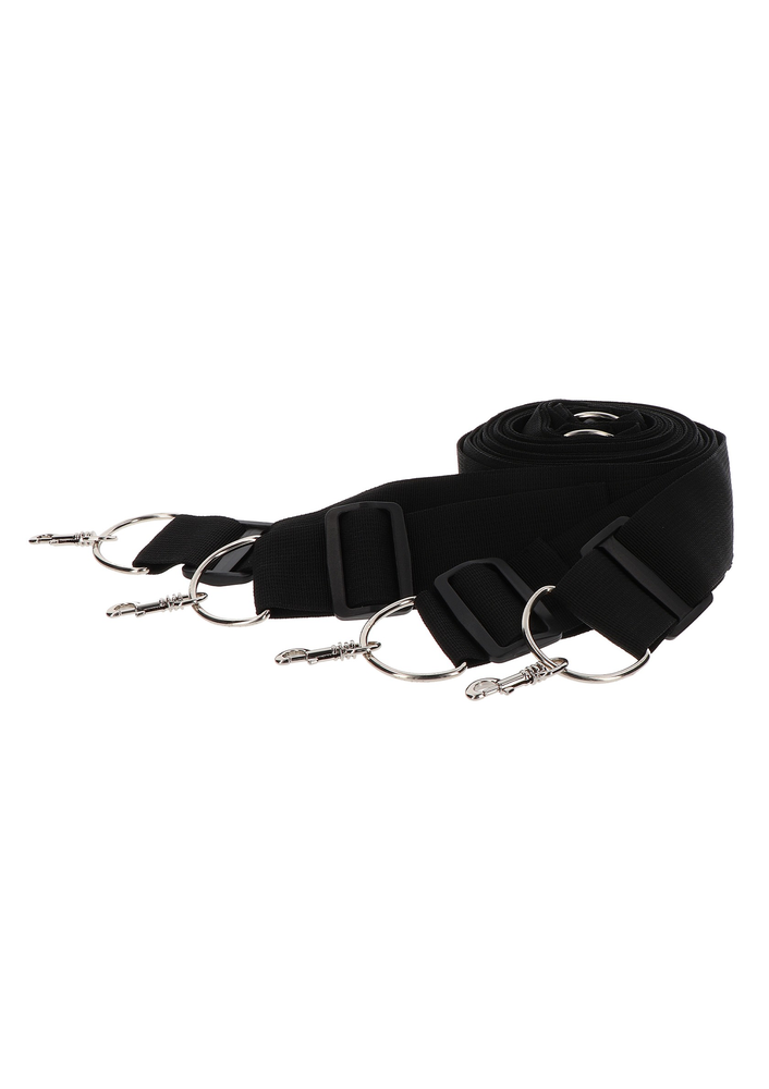 Taboom Bondage Essentials Bed Restraints BLACK - 1