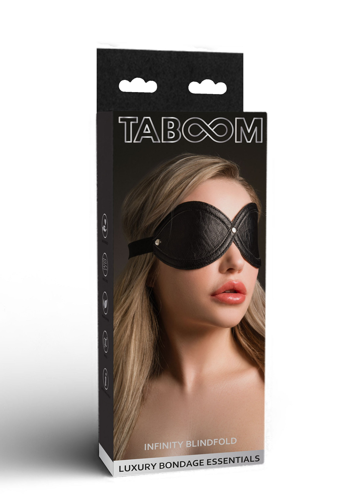 Taboom Bondage Essentials Infinity Blindfold BLACK - 0