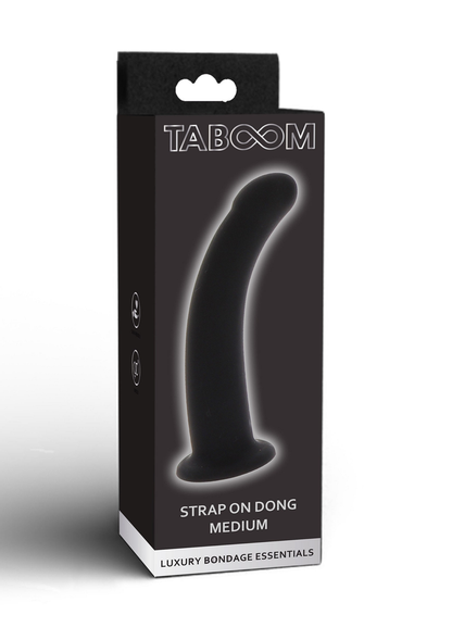 Taboom Bondage Essentials Strap-On Dong Medium BLACK - 0