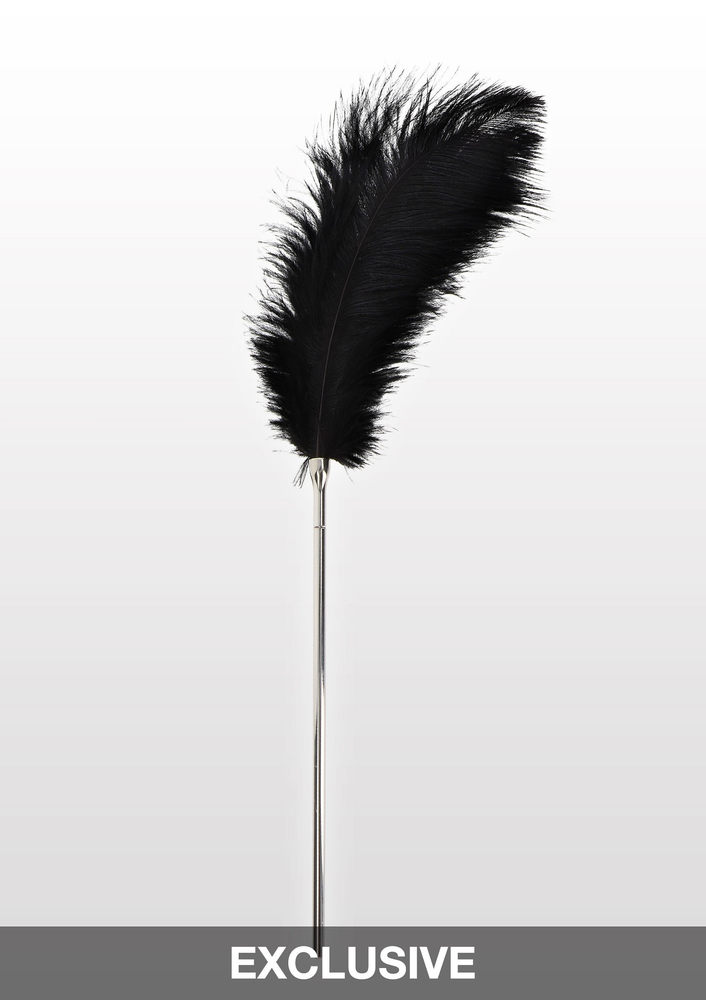 Taboom Bondage Essentials Feather Tickler BLACK - 3