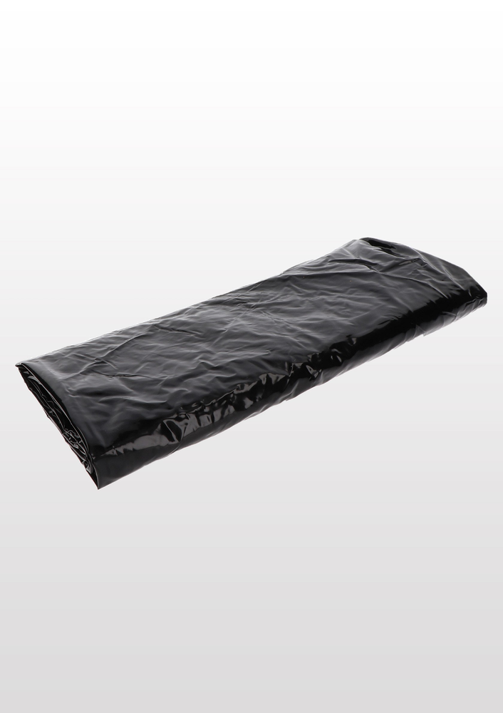 Taboom Bondage Essentials Wet Play Queen Size Bedsheet BLACK - 0