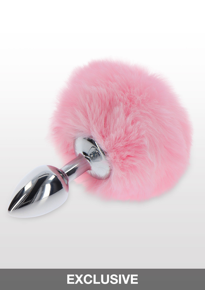 Taboom Bondage Essentials Bunnytail Buttplug PINK - 0