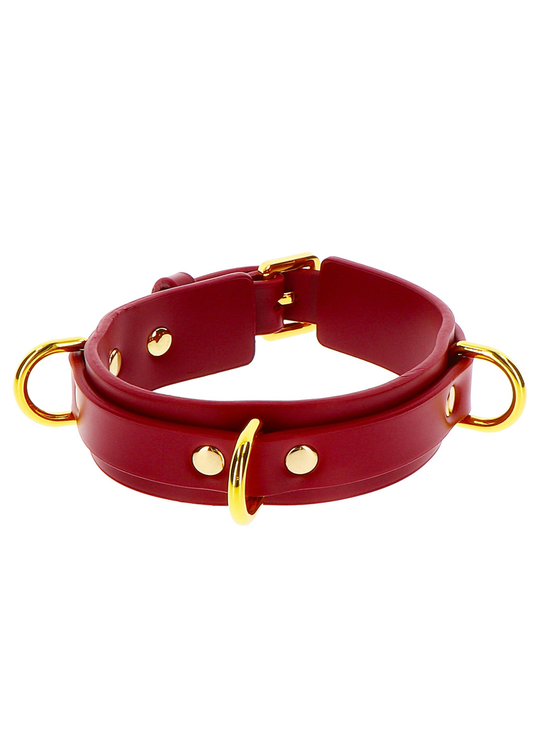 Taboom Bondage in Luxury D-Ring Collar Deluxe