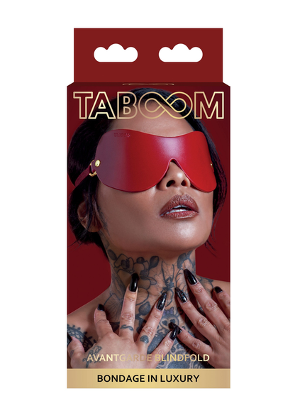 Taboom Bondage in Luxury Avantgarde Blindfold RED - 0