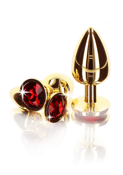 Taboom Bondage in Luxury Butt Plug With Diamond Jewel S GOLD - 1