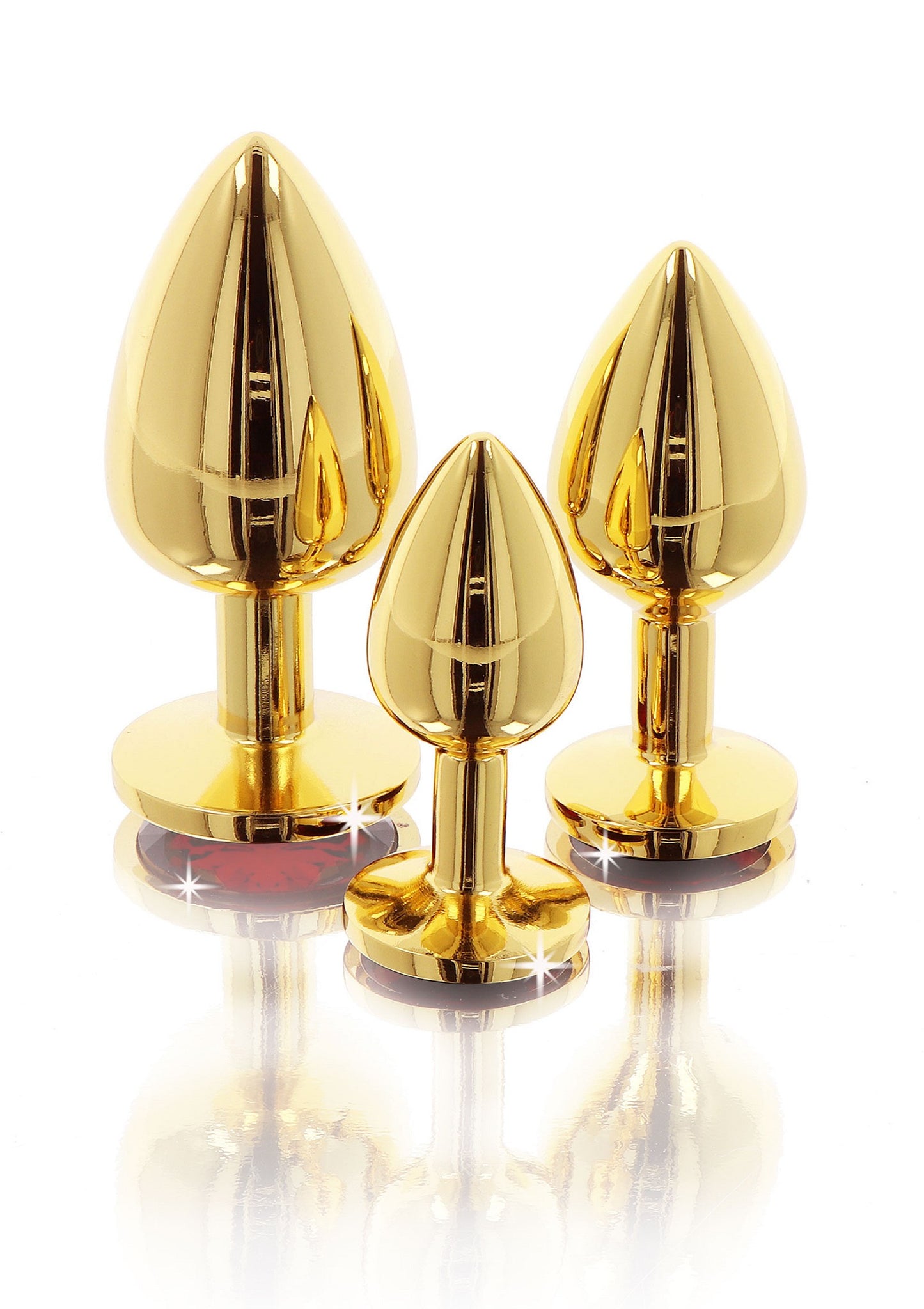 Taboom Bondage in Luxury Butt Plug With Diamond Jewel M GOLD - 5