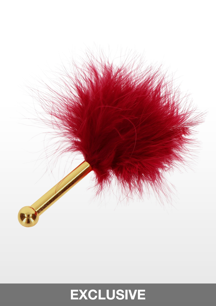 Taboom Bondage in Luxury Feather Tickler RED - 3