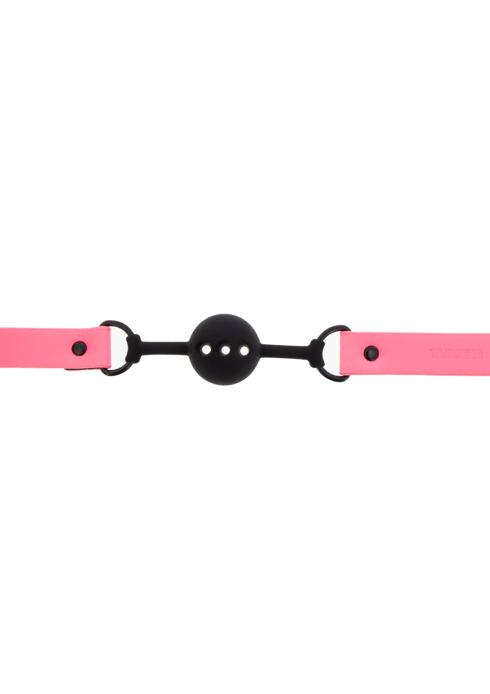 Taboom Glow In the Dark Ball Gag PINK - 2