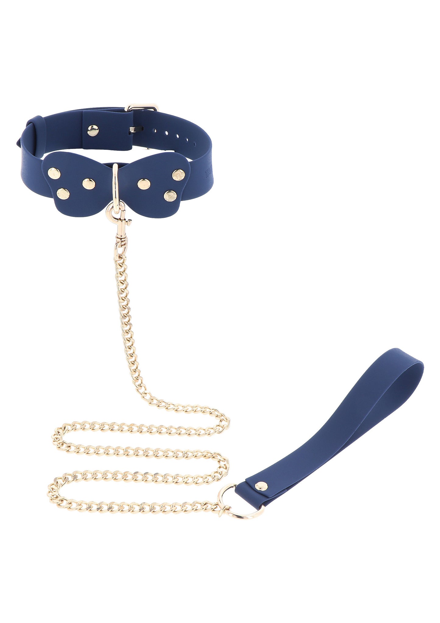 Silicone Collar and Leash BLUE - 5