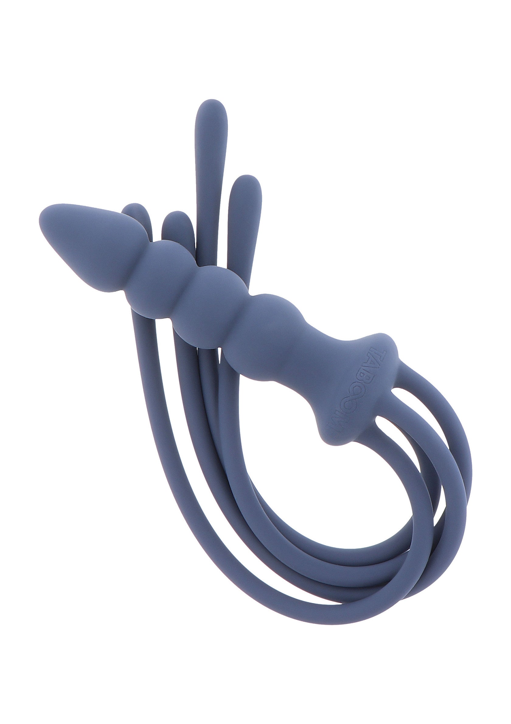 Silicone Whip and Plug BLUE - 2