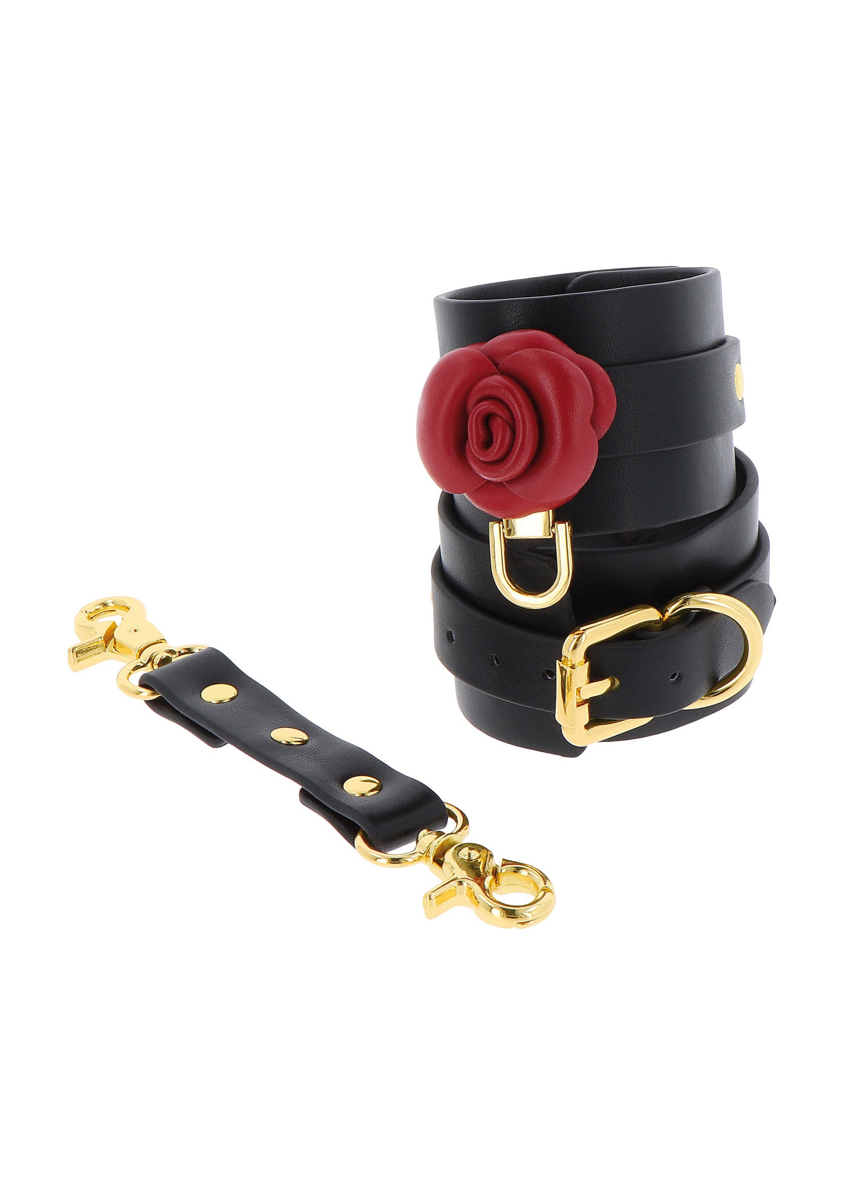 Wild Roses Wrist Cuffs BLACK - 5