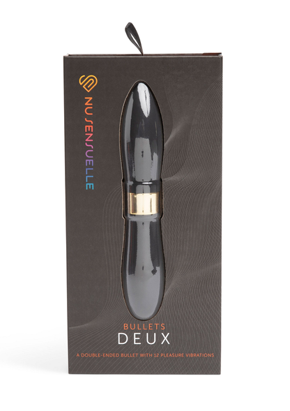 Nu Sensuelle Bullets Deux Double-Ended BLACK - 3