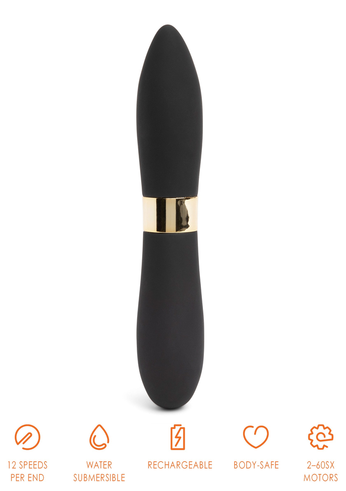 Nu Sensuelle Bullets Deux Double-Ended BLACK - 2