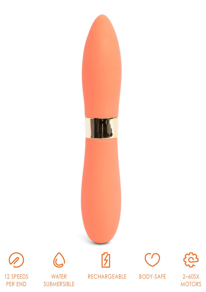 Nu Sensuelle Bullets Deux Double-Ended ORANGE - 7