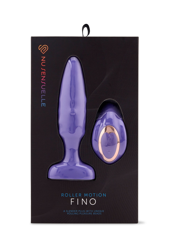 Nu Sensuelle Fino Roller Motion Plug PURPLE - 4